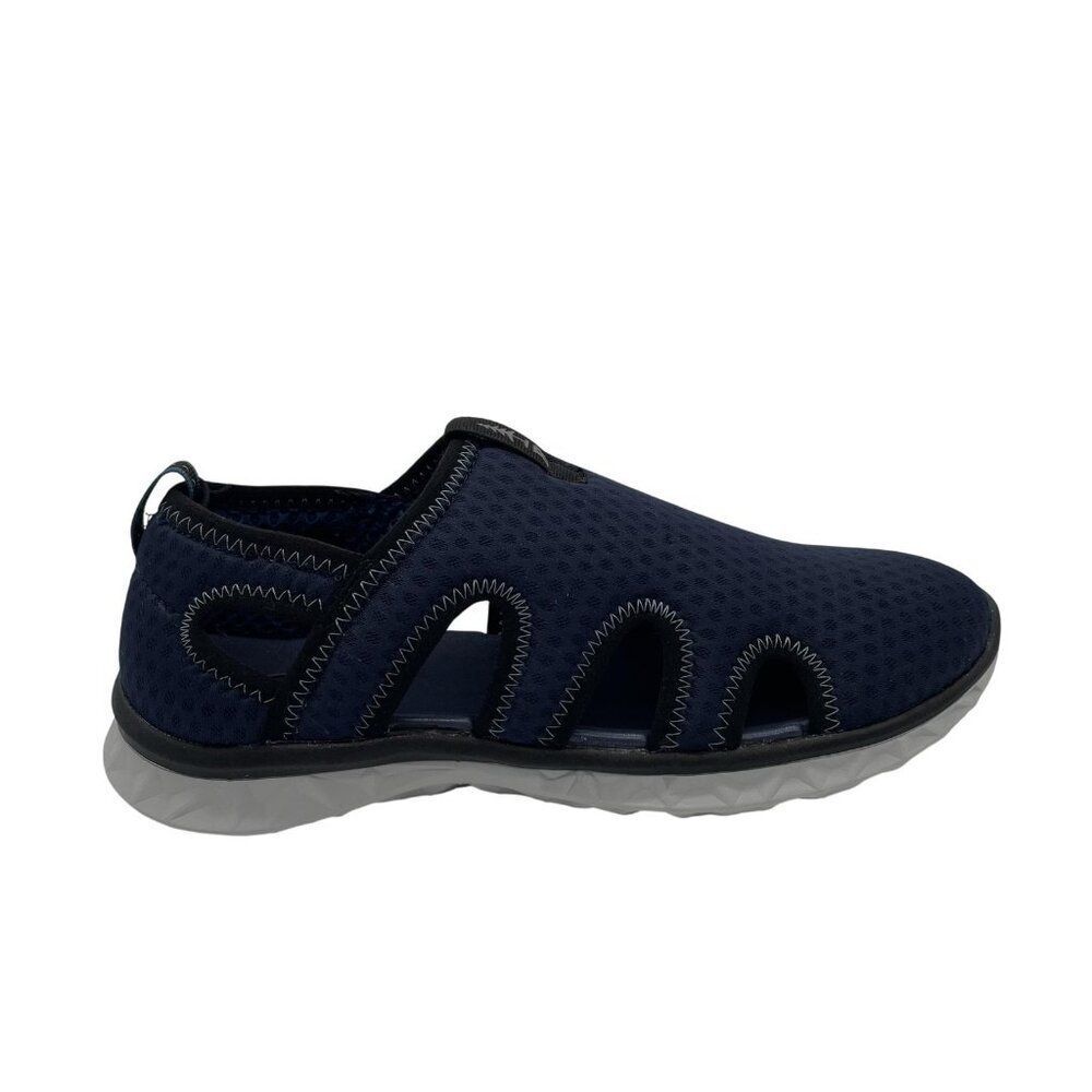 Bass Outdoor Hex Mesh Vent Shoes Mens Size 7.5 Blue Slip On Water Hiking Outdoor